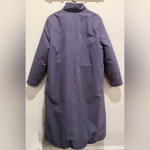 Vintage 80s L.L. Bean Goose Down Long Parka Purple Rare Freeport Maine tag XL - Picture 2 of 6